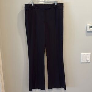 White House Black Market - the slim flare pants / trousers. size 14.  Black